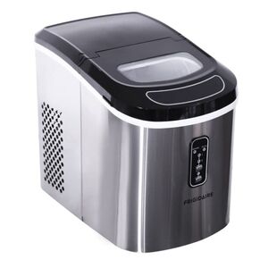 Frigidaire 26-lb. Stainless Steel Compact Ice Maker